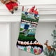 thumbnail image 2 of Calcetines de Navidad Trolland Lino Blanco 45cm x 32cm, 2 of 5