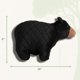 thumbnail image 4 of Juguete para perro GRRREEN Oso negro de peluche jumbo eco‑amigable, 4 of 6