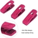 thumbnail image 4 of Paquete de 20 pinzas de terciopelo para perchas de pantalones color marfil, pinzas resistentes con dedos flocados, perfectas para usar con perchas de terciopelo de línea delgada., 4 of 5