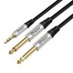 thumbnail image 1 of Cable de audio DTECH 3 pies 3.5 mm a doble 1/4" TRS, 1 of 7