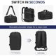 thumbnail image 3 of Mochila Duffel SUIKIHUM 38L Convertible con Fondo Aislado, 3 of 3