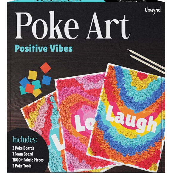 Kit de Arte Poke Unwynd Vibras Positivas – Ramo de Flores