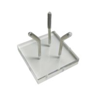 Bothyi - Metal Brazo Pantalabardándose Estante De Decoración Del Hogar Para Rocas Fósiles Pequeños Coleccionables Estilo A