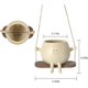 thumbnail image 3 of Maceta colgante con forma de rostro oscilante para interiores y exteriores, macetas para suculentas, macetas de resina viva con forma de cadena de perlas, el mejor regalo para madres y maestras, agrad, 3 of 6
