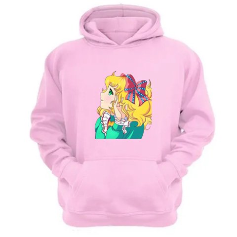 Genérico - Poleron Canguro Candy Rosa Talla M Unisex