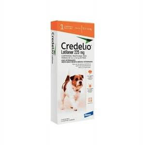 Elanco - Antiparasitario Credelio Perros De 5,5 A 11 Kg. Caja, 1 Comprimido