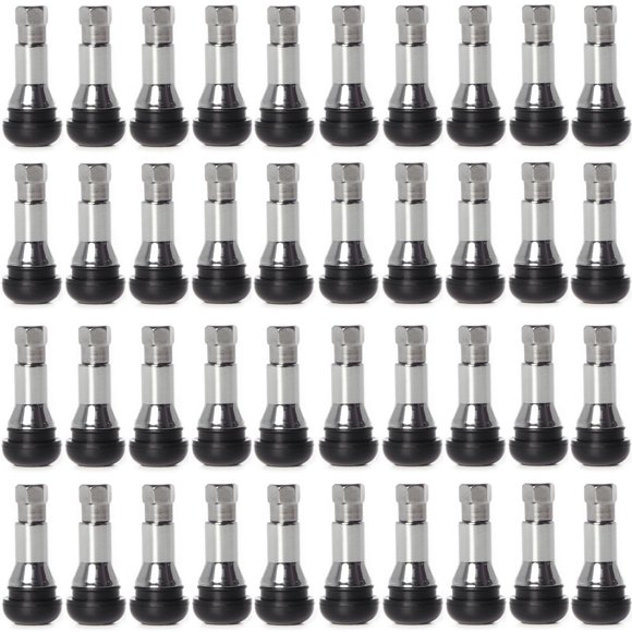 Vástagos de Válvula Cromados 30 mm (40 uds) – Circuit Performance