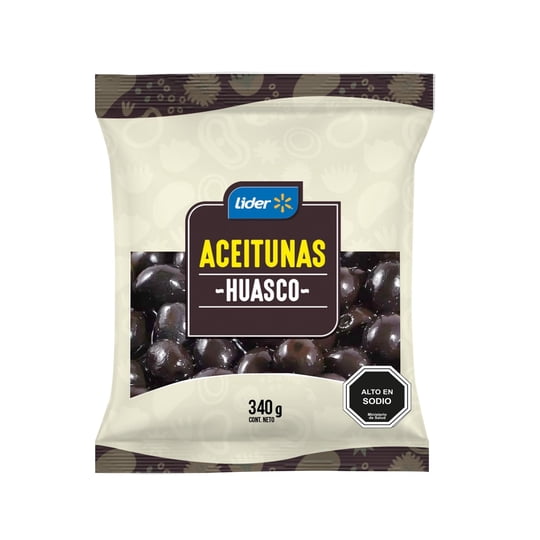 Aceitunas Huasco Drenado 200 g - Neto 340 g Lider