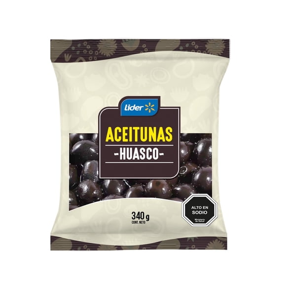 Aceitunas Huasco, Drenado 200 g - Neto 340 g
