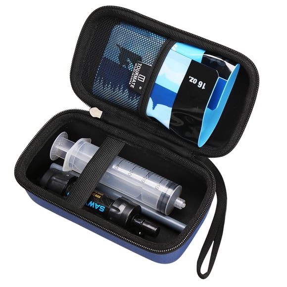 Funda de filtro de agua Tourmate para Sawyer Mini System Blue
