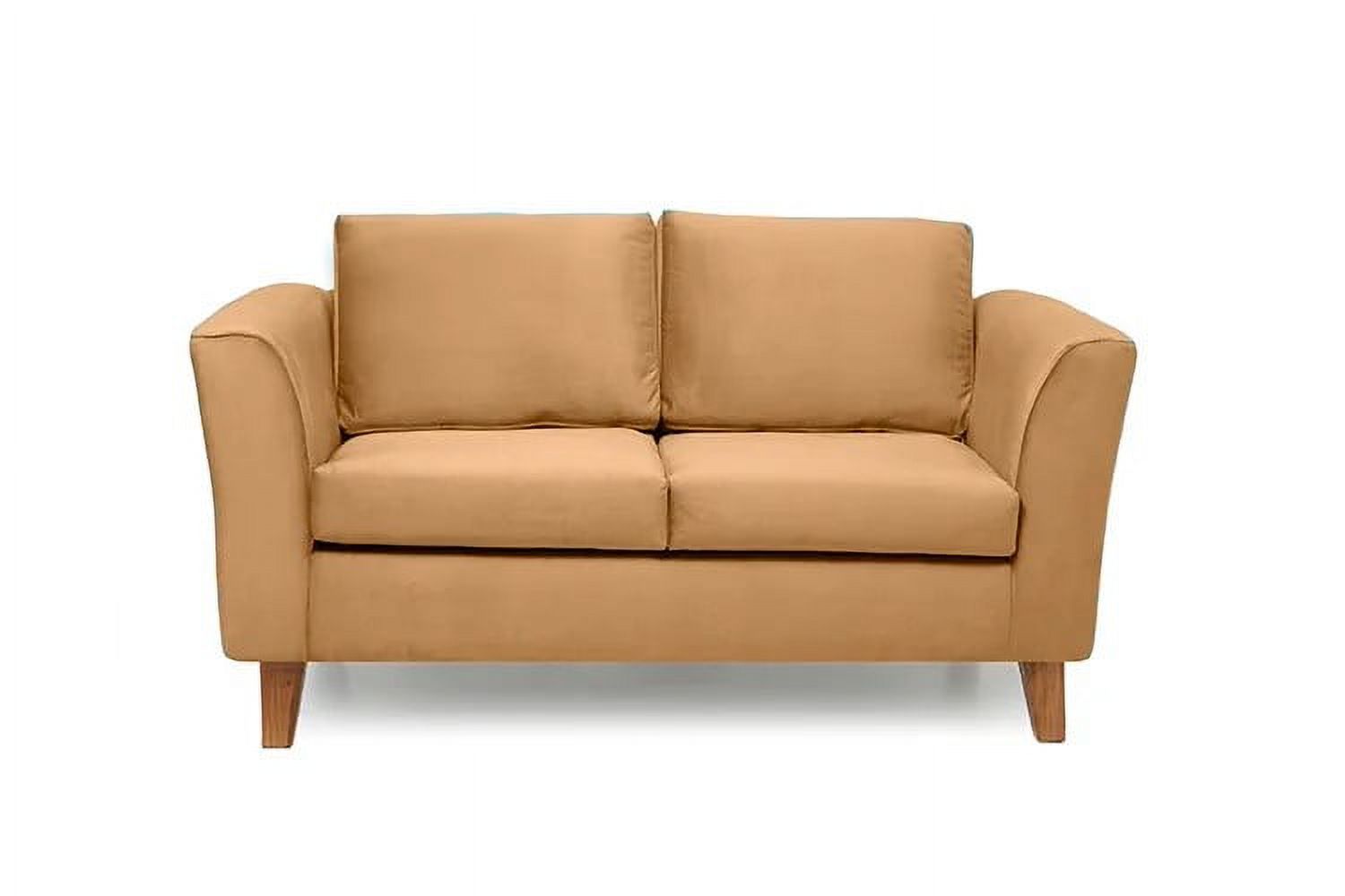 Barra Design - Sofá Ema 2C Felpa Canela