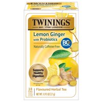 Té De Hierbas Twinings De Limón Y Jengibre Con Probióticos, 18 Bolsitas De Té