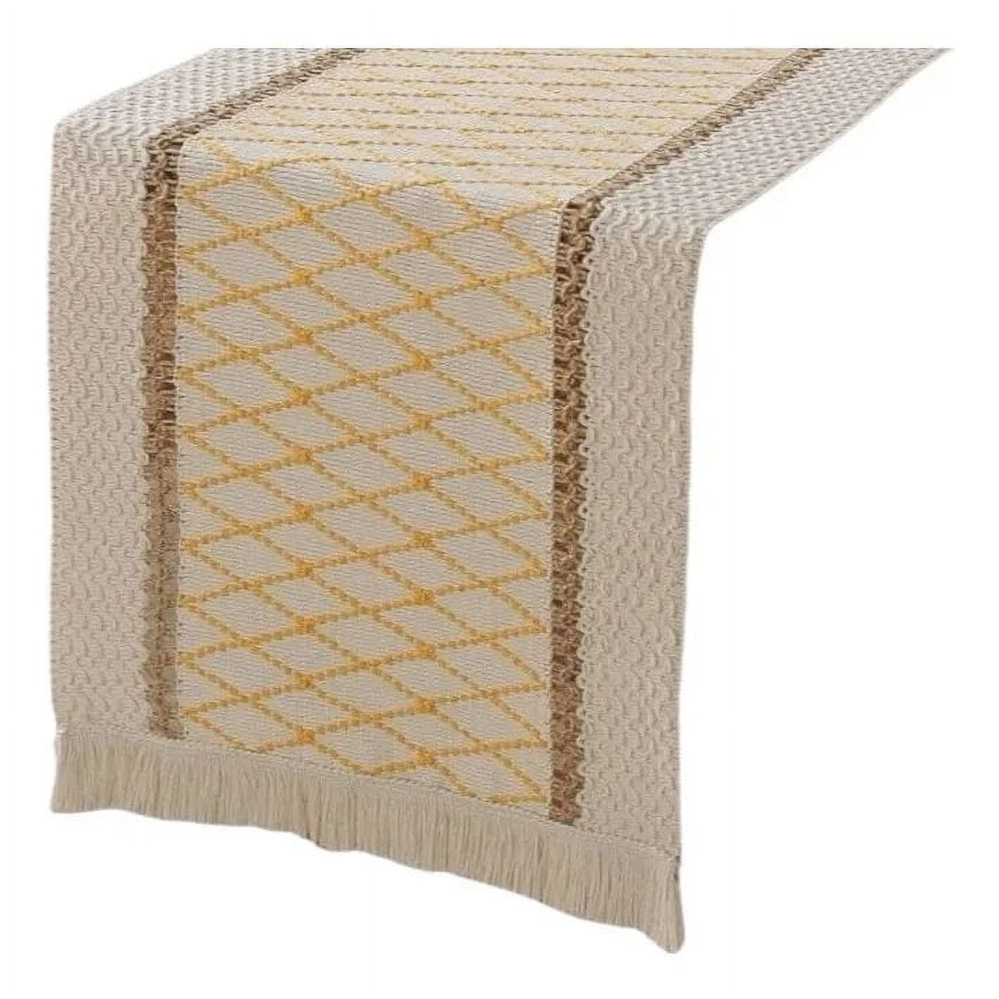 Oem - Mantel Camino De Mesa Rectangular Yute Malla 180x30cm M