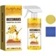 thumbnail image 1 of Limpiador abrillantador cera abejas muebles 118ml spray suelos madera armarios esponja toalla, 1 of 8