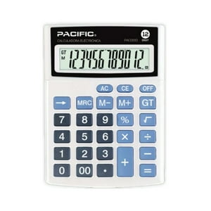 Pacific - Calculadora Electrónica 12 Dígitos Pantalla Lcd - Ps