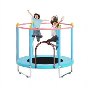 Babyluna - Mini Trampolín Cama Elástica 1.4M Para Niño Celeste