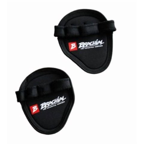 Guantes Agarres Gimnasio Para Pesas Brachial Grip Pads Black