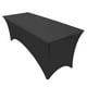 thumbnail image 1 of Mantel Forro Spandex Para Mesa Plegable 1.80 Mts Negro, 1 of 2
