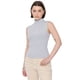 thumbnail image 1 of Polera Mujer Rib Sin Mangas Gris Melange Corona, 1 of 5