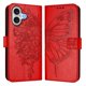 thumbnail image 2 of Funda cartera mariposa para iPhone 17 con soporte y ranuras para tarjetas Rojo, 2 of 5