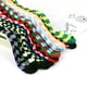 thumbnail image 2 of suxuMhao Calcetines Finos a Rayas para Pantorrilla, 3 Pares Talla Única para la Mayoría, Calcetines Suaves de Poliéster-algodón y Spandex - Ideales Como Calcetines a Media Pantorrilla, Calcetines, 2 of 2