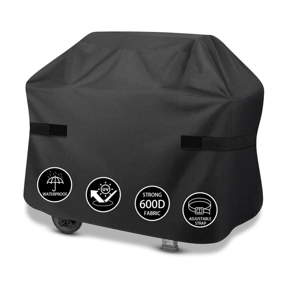 Cubierta para parrilla ZHSX 130 cm impermeable 600D con correa ajustable