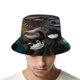 thumbnail image 4 of Puertas de Figura Sombrero bucket para adultos, gorra de protección solar, sombrero de pescador plegable para viajes al aire libre, pesca y actividades de verano, 4 of 6