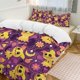 thumbnail image 2 of Halloween Pokmon 3 Piece Sets Full/Queen Size - Reversible Microfiber Quilts with Shams Soft Lightweight Bedspread Coverlet Comforter for All Season Bed Sheets, 2 of 4