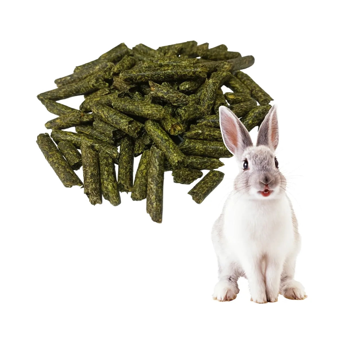 Alimento Pellet de Alfalfa 3 Kg para Roedores Conejos Cuy