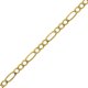 thumbnail image 1 of Collar Brilliance Oro Amarillo 10K Fígaro 20 in 3,9 mm, 1 of 2