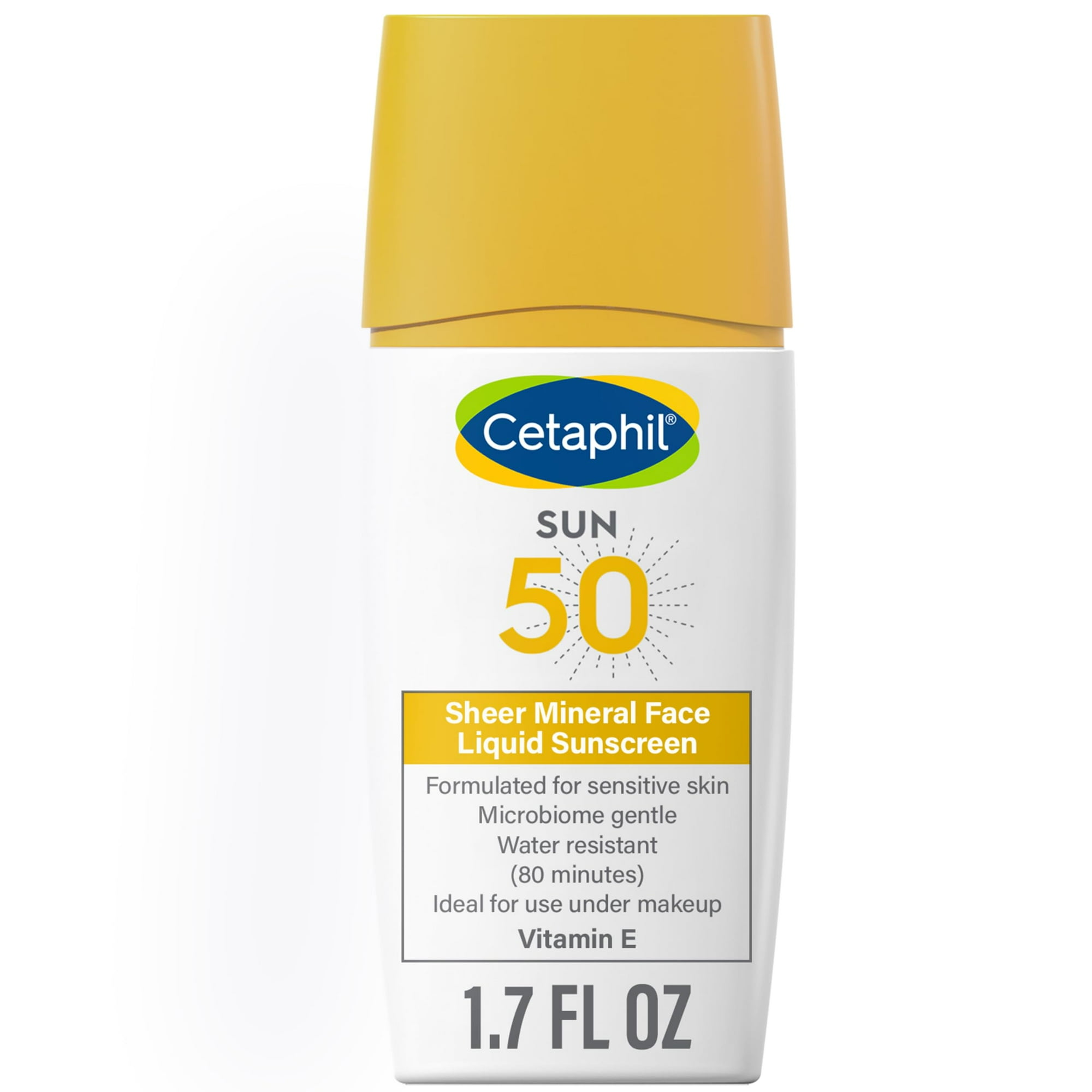 Protector Solar Cetaphil Sheer 100% Mineral Fps 50 50 Ml Para Rostro