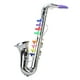 thumbnail image 1 of Mini Instrumentos De Saxofón De Simulación Musical De 8 Notas Para Ni?os A Partir De 3 A?os Plata B, 1 of 5