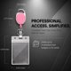 thumbnail image 4 of Porta credenciales AshiMobi pack de 2, retráctil, 61 cm, 4 of 7