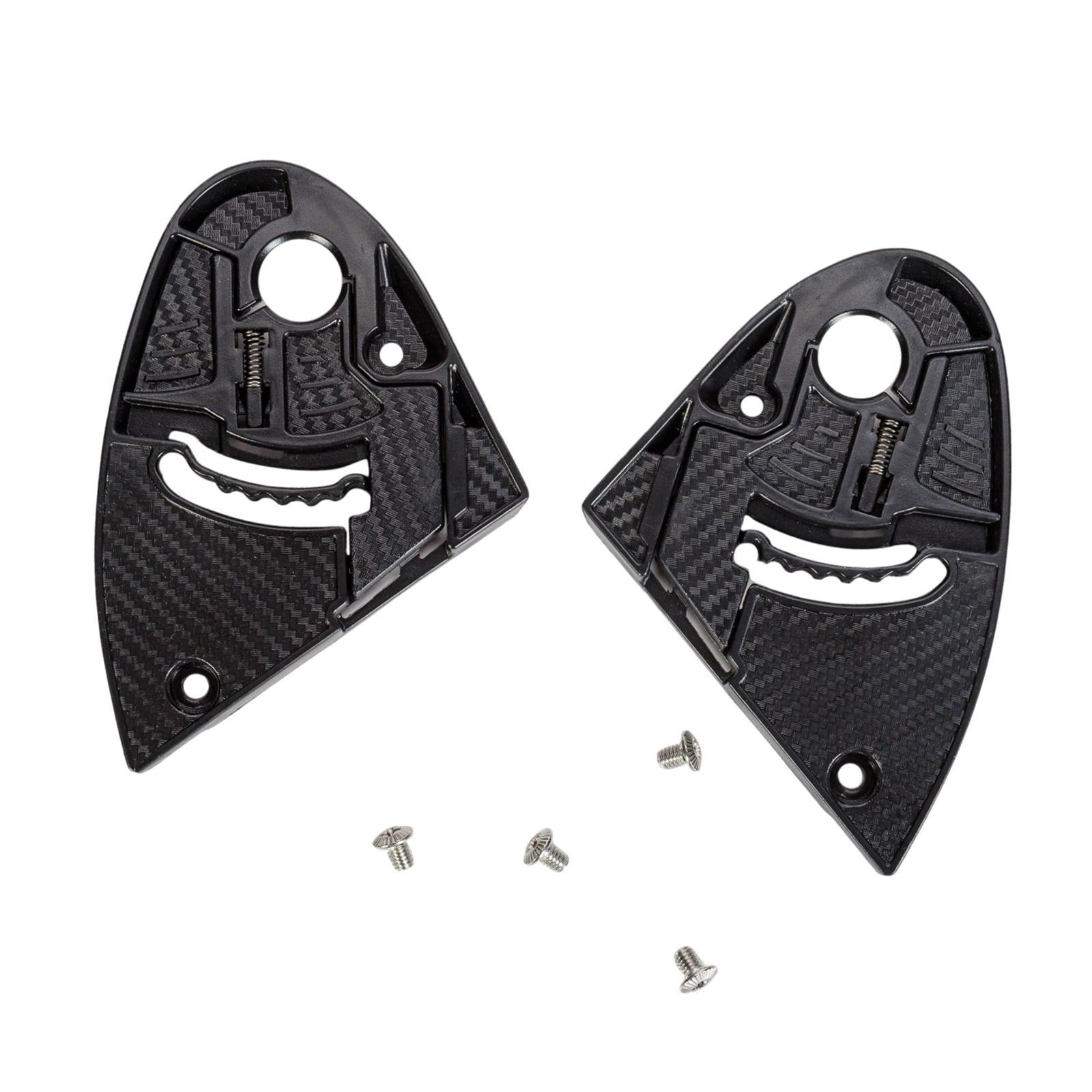 Magideal - 2 Piezas De Base Para Casco De Motocicleta, Repuestos, Herramienta De Reparación, Accesorio Resistente, Utilidad, Fácil Instalación, Bases Para Visera