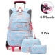 thumbnail image 1 of Rolling School Bags for Girls Backpack Children Waterproof School Backpacks with Wheels Middle School Trolley Luggage Back Pack, 1 of 3