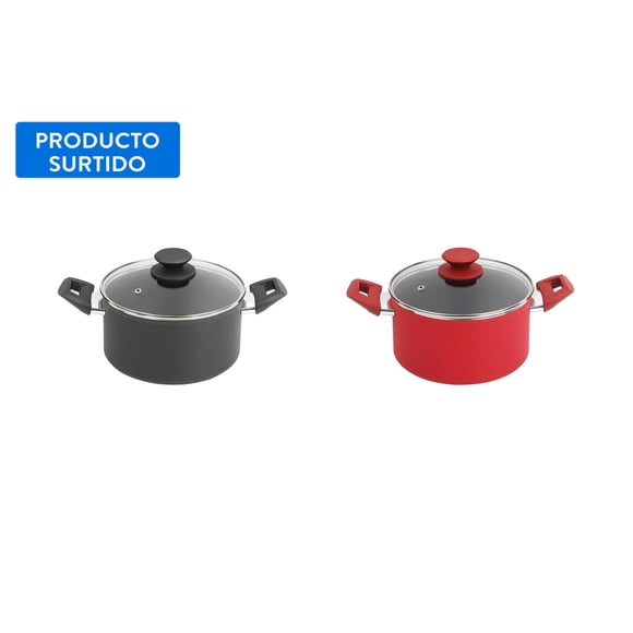 Olla 20cm (3,3L) Crispy Forjado Antiadherente 2 Piezas, 1 Un