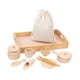 thumbnail image 4 of Juego De Bandejas De Comida De Imitación De Madera, 10 Uds., Cuchara, Plato, Bolsa Para Ni?os Peque?os, 4 of 5