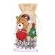 thumbnail image 2 of Bolsas De Regalo Para Botellas De Navidad, Lavables, Reutilizables, Para Regalo De Inauguración De La Casa, Oso En Casa, 2 of 3