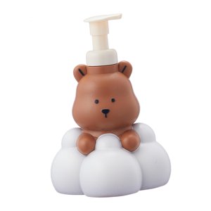 Bothyi - Bomba Dispensadora De Jabón De Espuma, Antideslizante, A Prueba De Fugas, Para Inodoro De Aeropuerto, Lavadero, 500Ml, Café