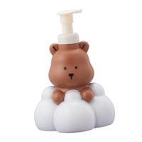 Bothyi - Bomba Dispensadora De Jabón De Espuma, Antideslizante, A Prueba De Fugas, Para Inodoro De Aeropuerto, Lavadero, 500Ml, Café