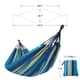 thumbnail image 2 of Hamaca doble SONGMICS 250 x 150 cm, carga de 300 kg, azul/amarillo, 2 of 8