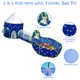 thumbnail image 5 of Bolígrafo Play Tent PigPigPen para niños con piscina de bolas y túnel para gatear, 3 unidades, 5 of 7