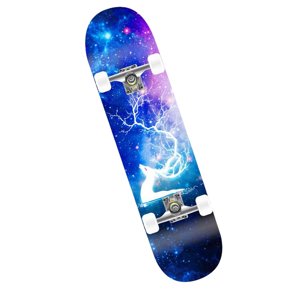 Ioensy - Skateboard Completo Para Principiantes Mujer Hombre Adolescentes Mute Boys Girls Maple Stylea