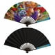 thumbnail image 5 of Go Dog Go! Abanico Plegable Chino Abanico De Mano De Poliéster Plegable Abanicos Para Baile Fiesta Hogar Adecuado Para Hogar Oficina Fiesta, 5 of 6