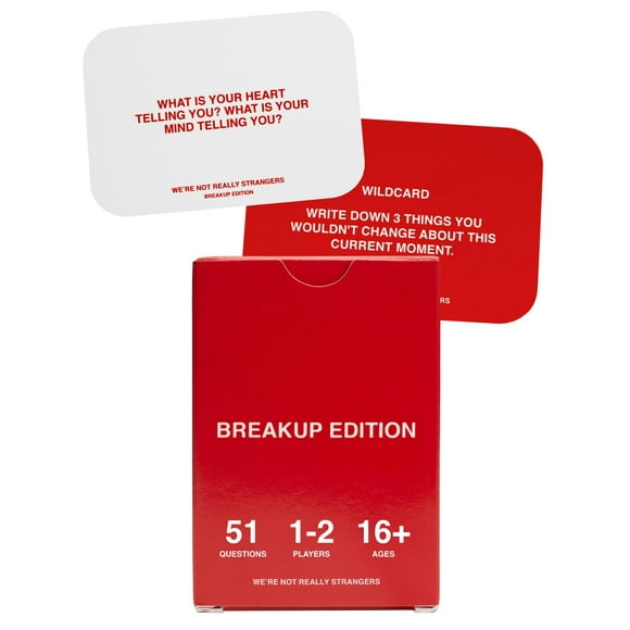 Juego de cartas WE'RE NOT REALLY STRANGERS Breakup Edition +18