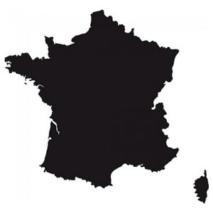 Rienda Libre Graphics - Decomural France Map School Education Ws-18558