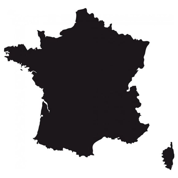 Decomural France Map School Education WS-18558