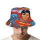 thumbnail image 4 of Superhombre Sombrero bucket para adultos, gorra de protección solar, sombrero de pescador plegable para viajes al aire libre, pesca y actividades de verano, 4 of 6