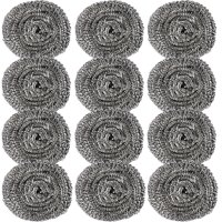 Aileda Esponja Acero 15 Grs X 12 Unidades Virutilla Esponja De Acero Para Olla Y Cocina