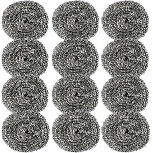 Aileda Esponja Acero 15 Grs X 12 Unidades Virutilla Esponja De Acero Para Olla Y Cocina